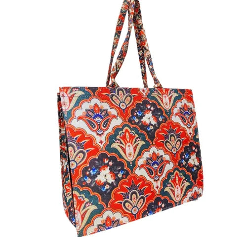 Floral Fantasy Tote Bag